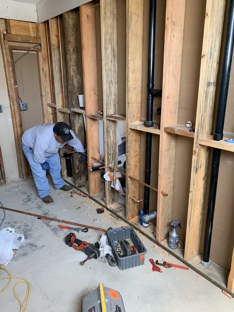 Commercial rough-in plumbing for Gas Line Repair in Eastwood Manor